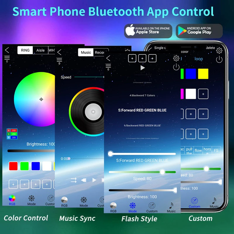 Smart WS2812B New LED Fairy String Light Remote Bluetooth USB Garland Lamp Outdoor Indoor Room Party Christmas Lighting Strings