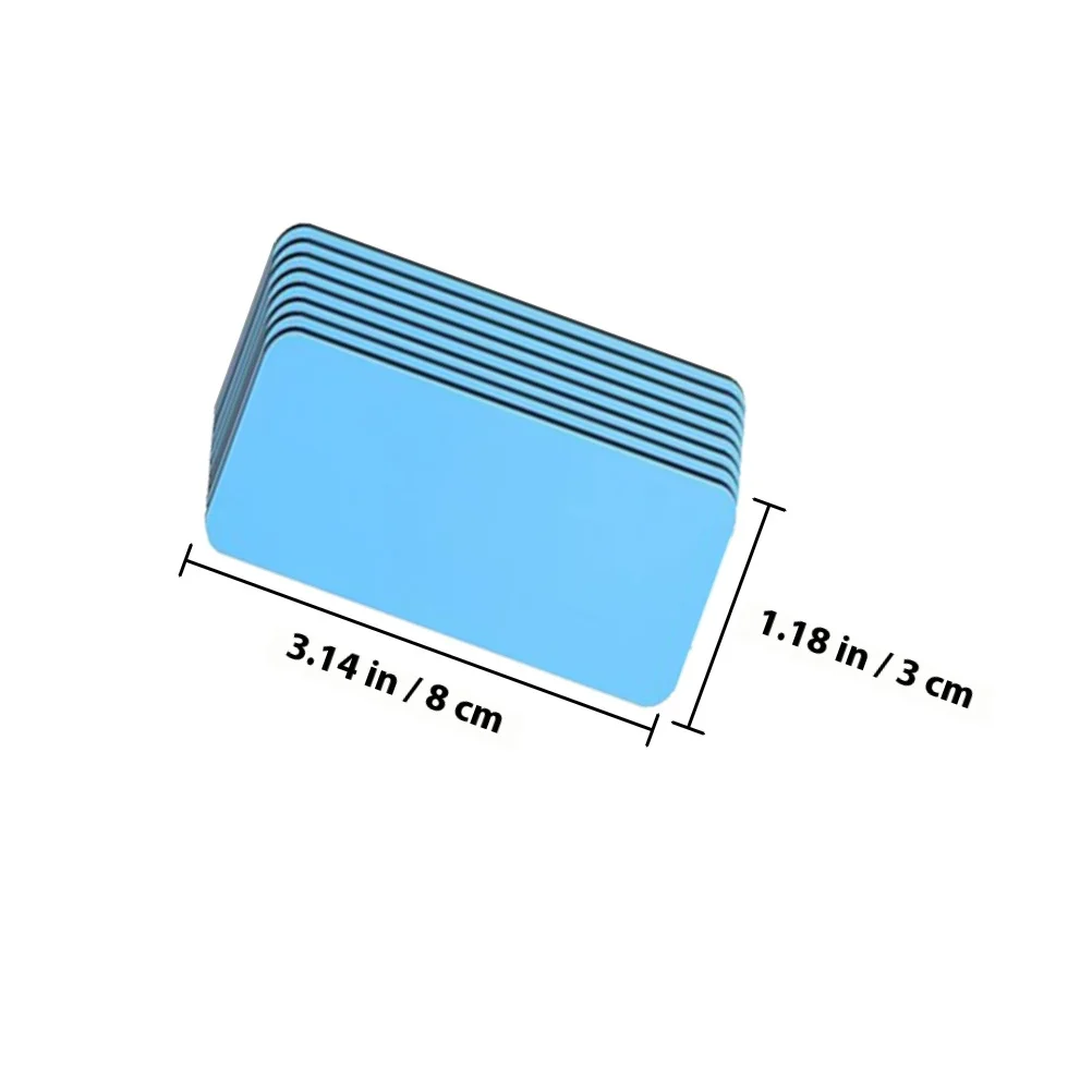 54Pcs Magnetic Name Tags Dry Erase Writable Labels School Use Refrigerator Magnets Message Board Magnetic Labels