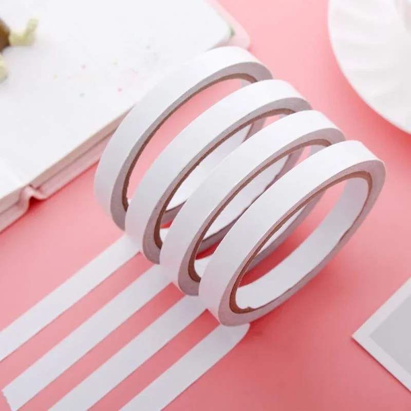 

Super Strong 8M White Double Sided Adhesive Tape Paper Ultra-thin High-adhesive Cotton for Home Office Double Sided Tape