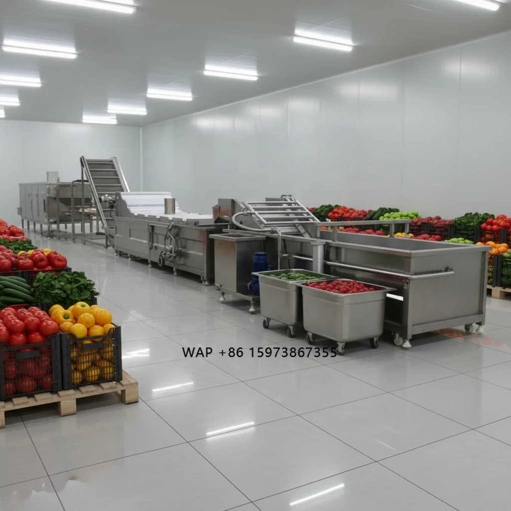 Multifunctional Commercial Vegetable Cleaning Machine Commercial Fresh Fruit Machine Vegetable Washing Machine Industrial