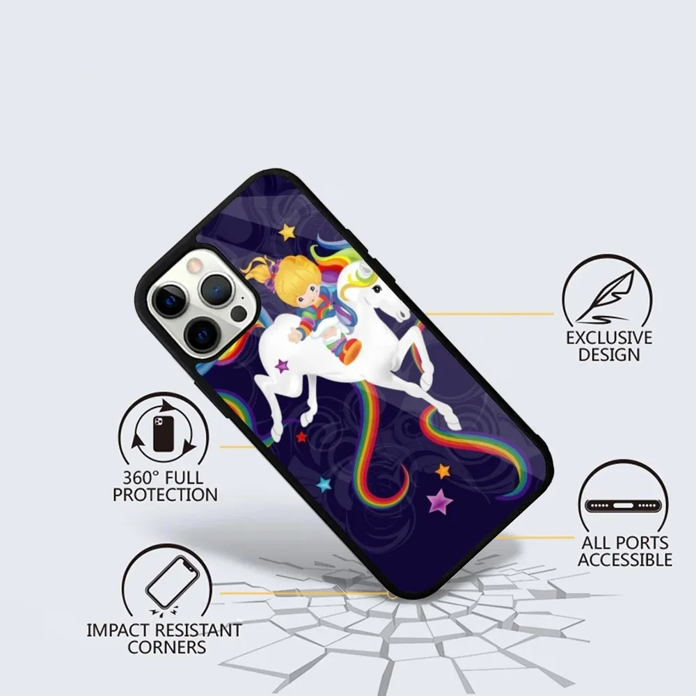 Cute R-Rainbow Brite  Phone Case For iPhone 15,14,13,12,11,Plus,Pro,Max Mini Magsafe Magnetic Wireless Charging