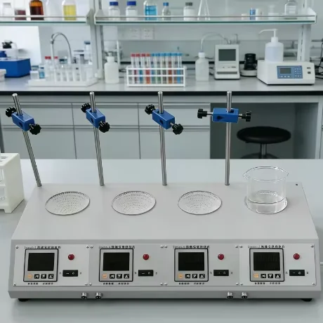 Factory professionally designed laboratory equipment Digital 4-row electronic heating jacket for heating chemical liquids