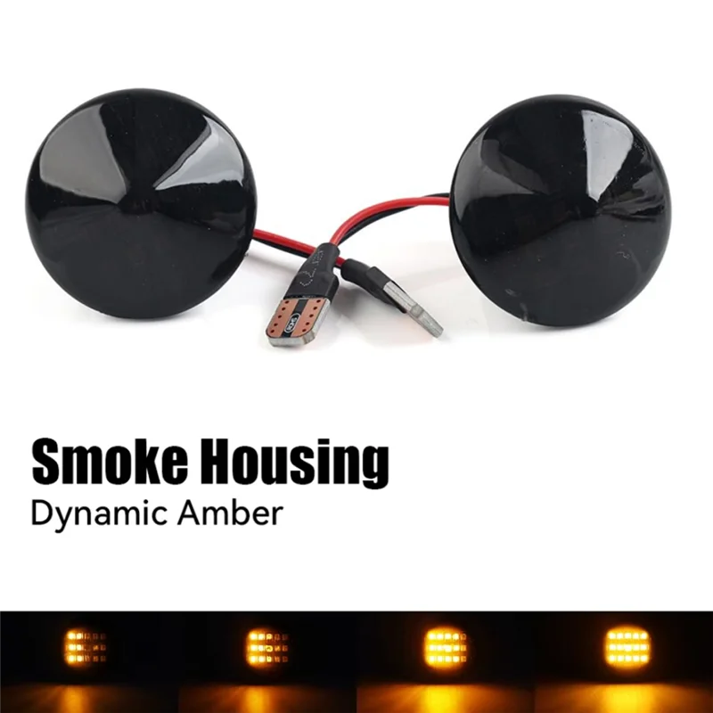 Reliable-LED Turn Signal Light Dynamic Amber For Fiat Punto 188 1999-2010 Doblo 2001-2005 Side Marker Fender Light