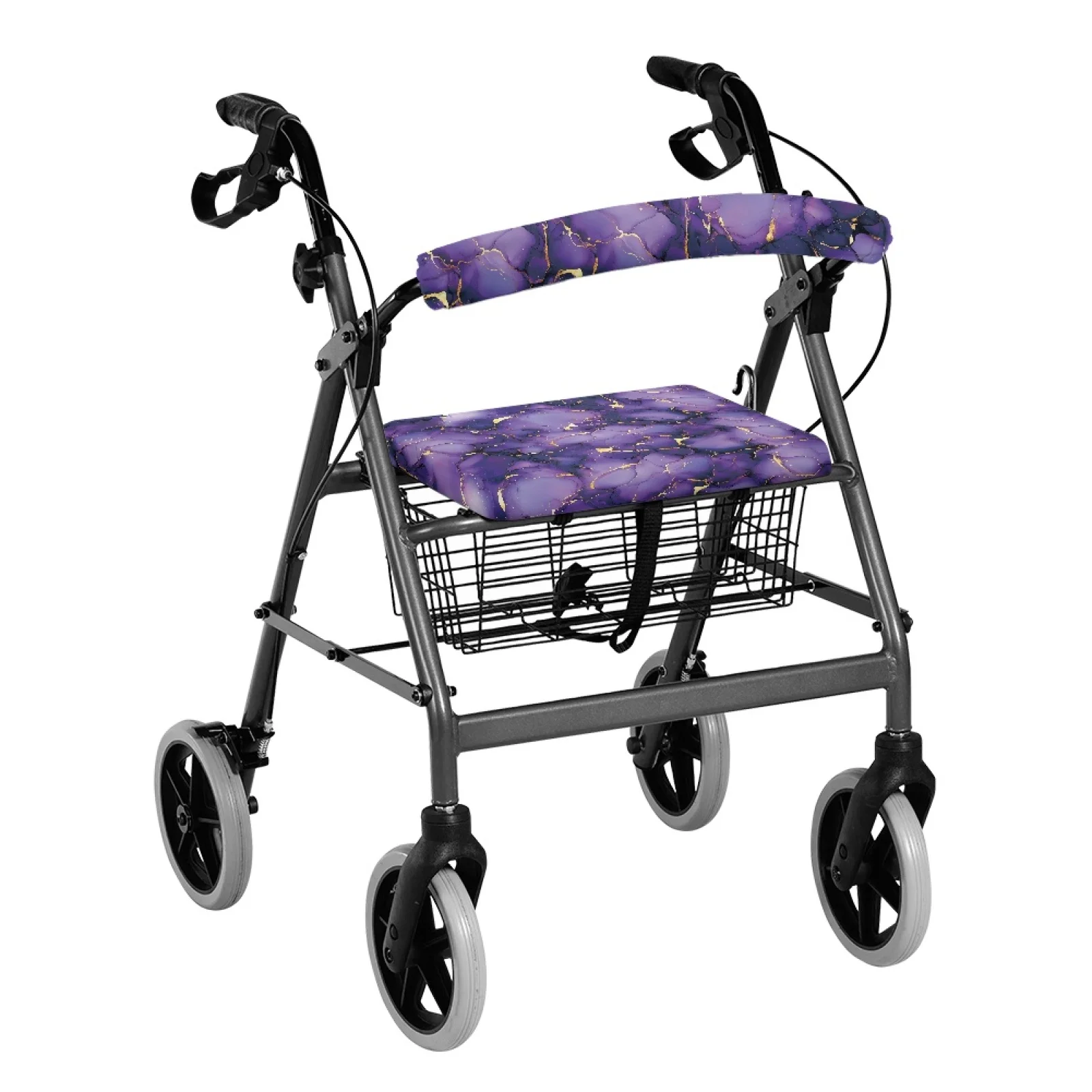 Coloranimal Purple 2 Pieces Set Walker Cover for Womens Walker Seat Cushion Cover 2026 Trending