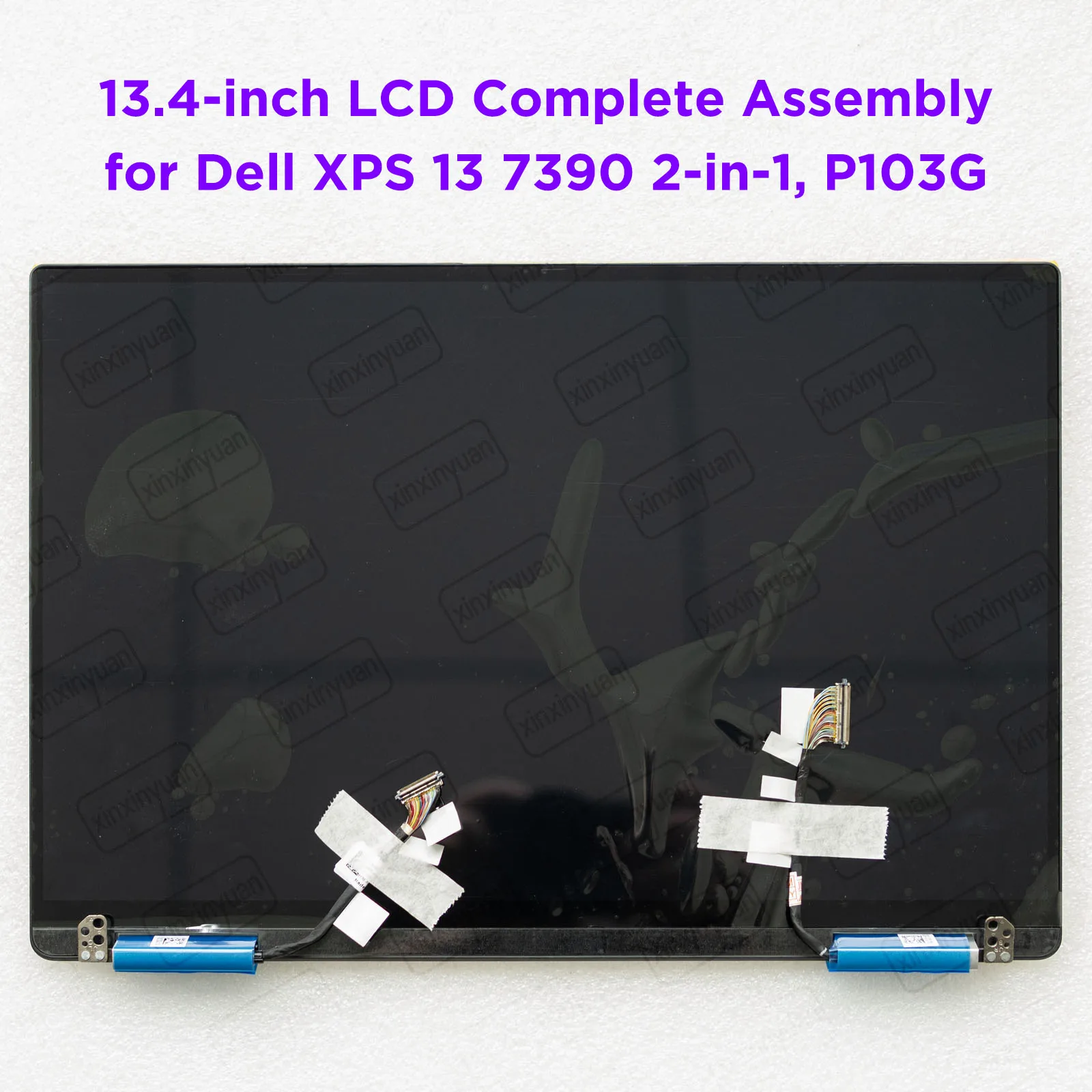 13.4-inch LCD Touch Screen Complete Assembly for XPS 13 7390 2-in-1 P103G 2n1 Display Panel Replacement 03P74V 0CFN6W 3840x2400