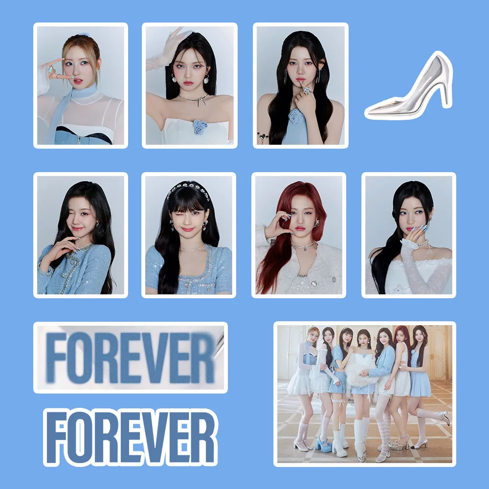 Kpop Idol BABYMONSTER New Album FOREVER Series HD Printd Waterproof Sticker Decoration Notebook Sticker HARAM AHYEON Fans Gifts