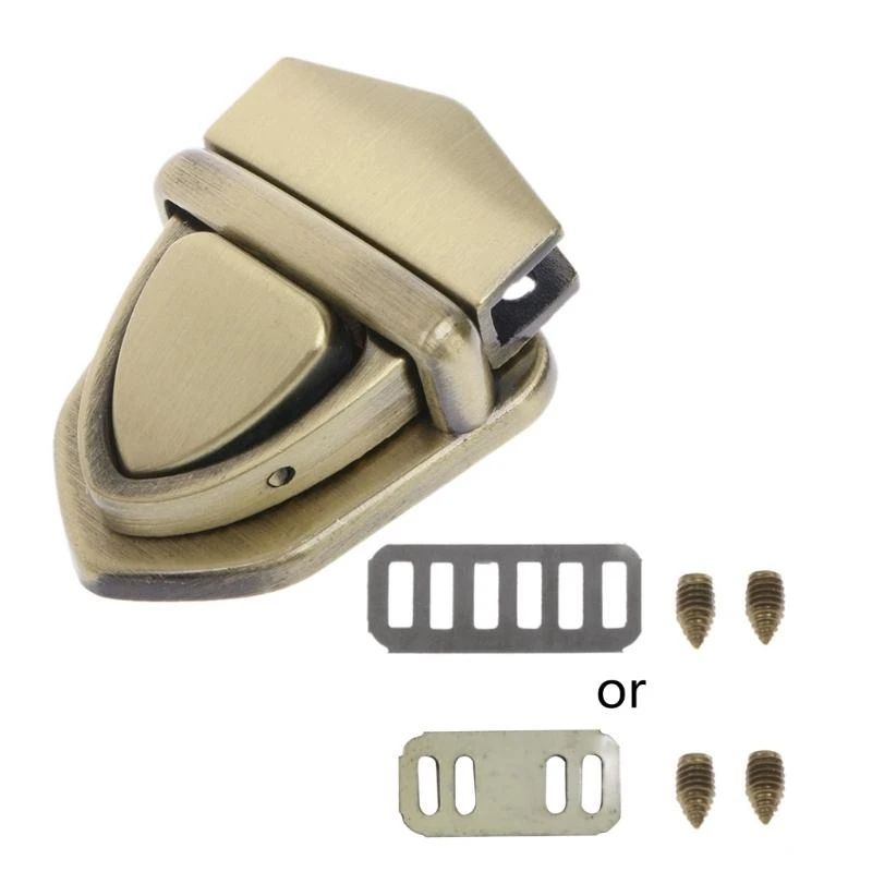 

A3PE 1Pc Turn Locks Twist Lock DIY Metal Clasp Handbag Shoulder Bag Purse