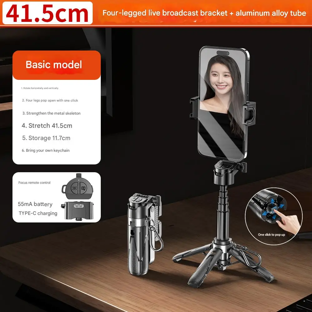 

Latest Upgrade P15 Mini Portable Phone Holder Selfie Stick P15T Mini Adds Bluetooth Remote Control Zoom Function Phone Holder