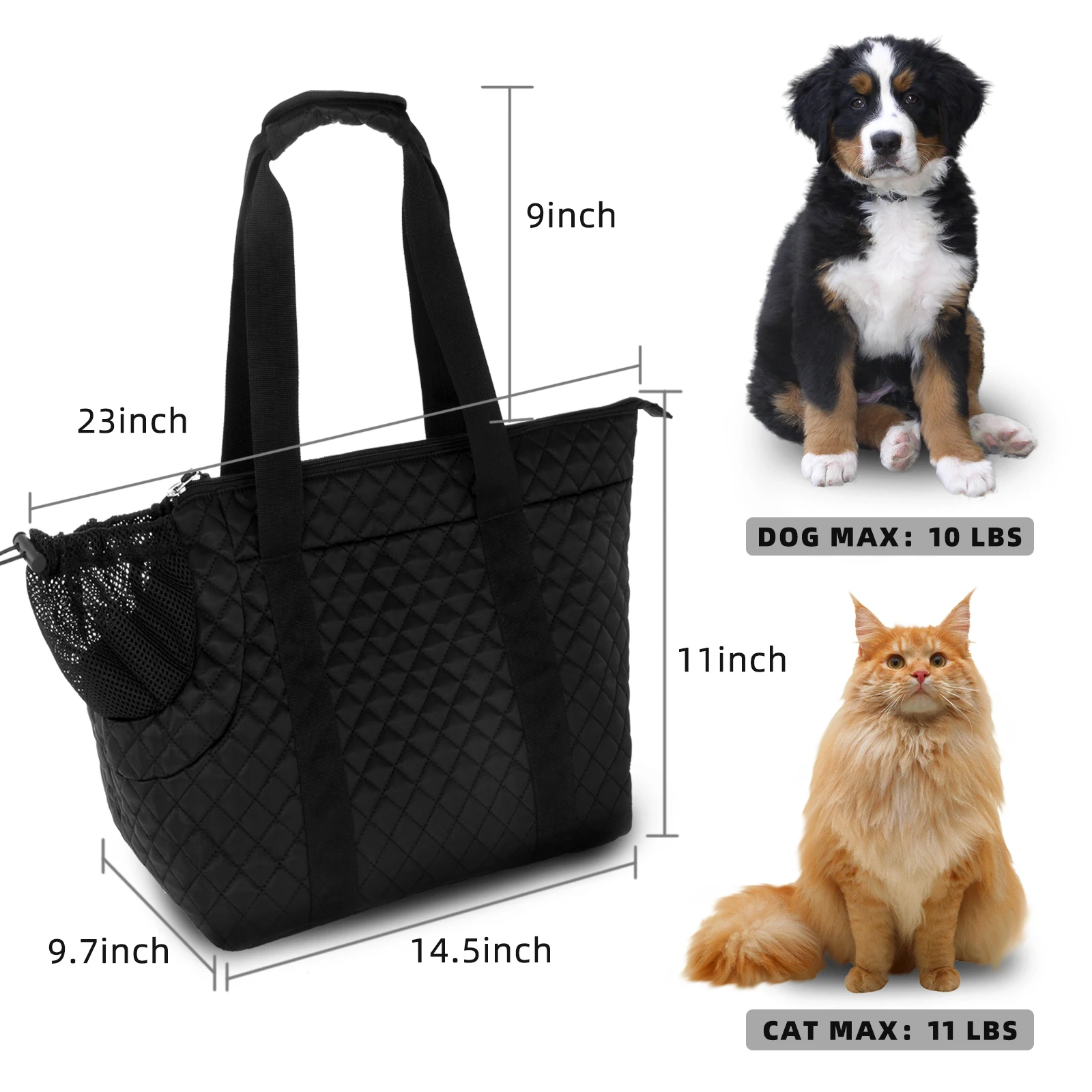 Bolsos de hombro transpirables para mascotas, bolso de mano informal para exteriores, senderismo, Camping, viajes, gatos pequeños, perros