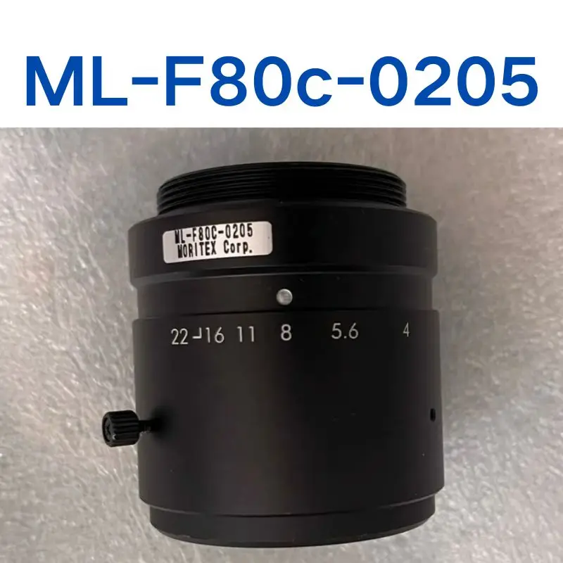 Used ML-F80c-0205 high-resolution industrial line scanning lens 16k line scanning lens tested OK function intact