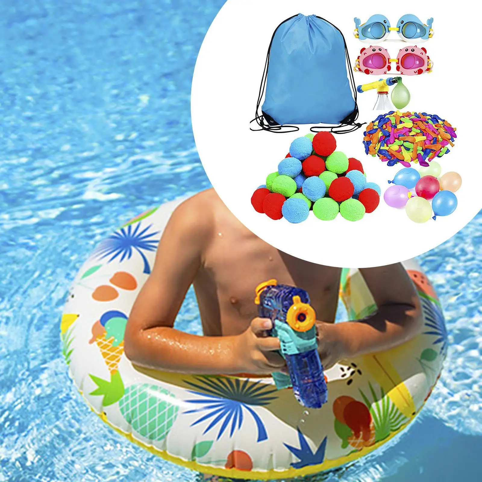 

Water Balls for Kids Adults Portable Water Balloons for Beach Outdoor Pool