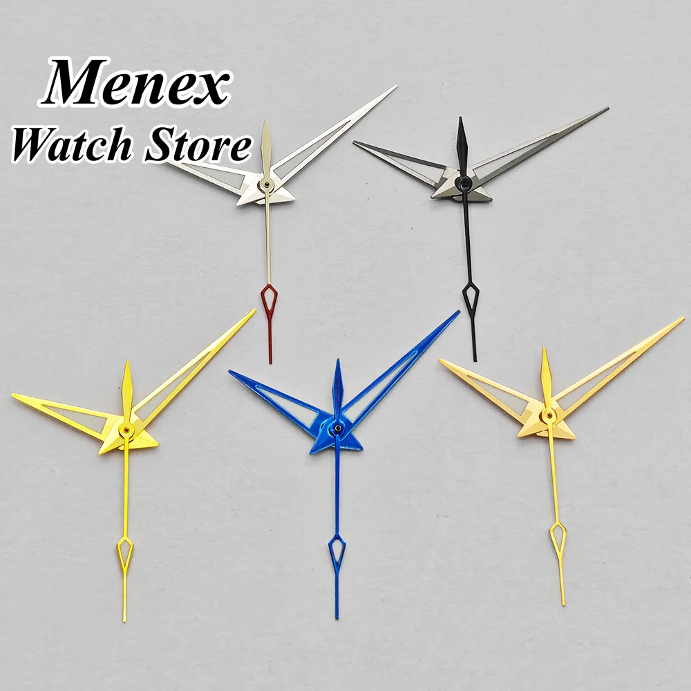 

NH35 Watch Hands Silver Rose-Gold 8mmX12mmX12.5mm Watch Hands Green Luminous Fit NH35 NH36 Movement Watch Accessories Parts