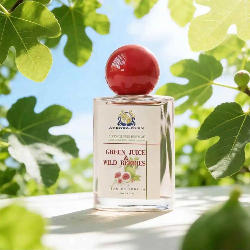 

AURORA·GLEN Refreshing Summer Fragrance for Women and Men (Unisex) 50ml Travel Size – Fig, Cherry,and Amber Scent Romantic Date