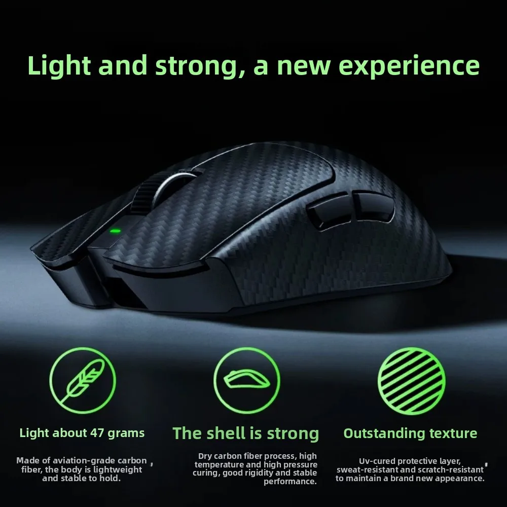 New Razer Viper V4 Pro Carbon Fiber Wireless Gaming Mouse Ultra Lightweight Esports Mouse Focus Pro 50K Optical Sensor for FPS