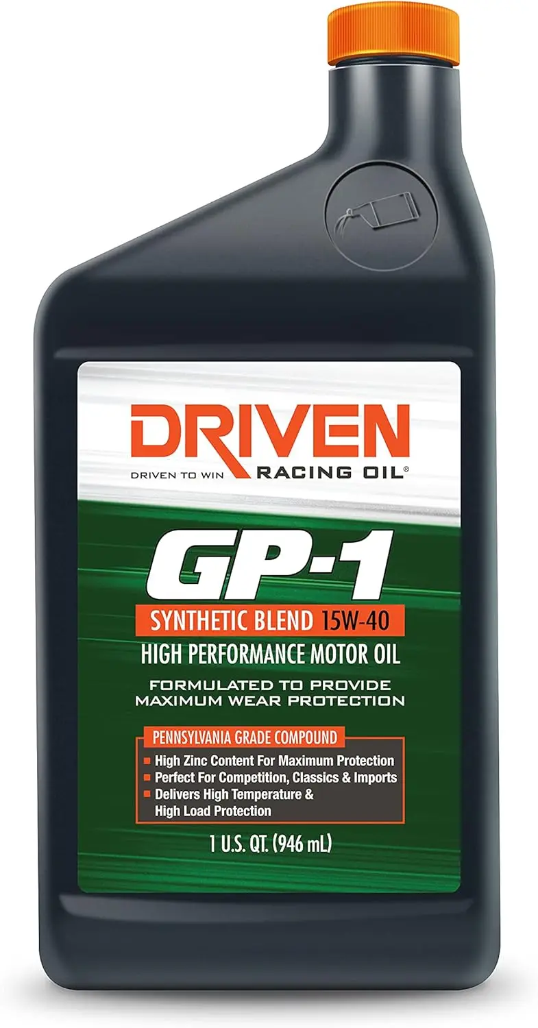 GP-1 Synthetic Blend Motor Oil 15w-40 (12 Quart Bottles)