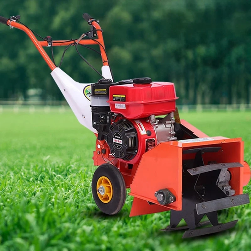 Power Tiller Hand Push Weeder & Cultivator Machine Furrow Opener Hoeing & Rotary Tiller