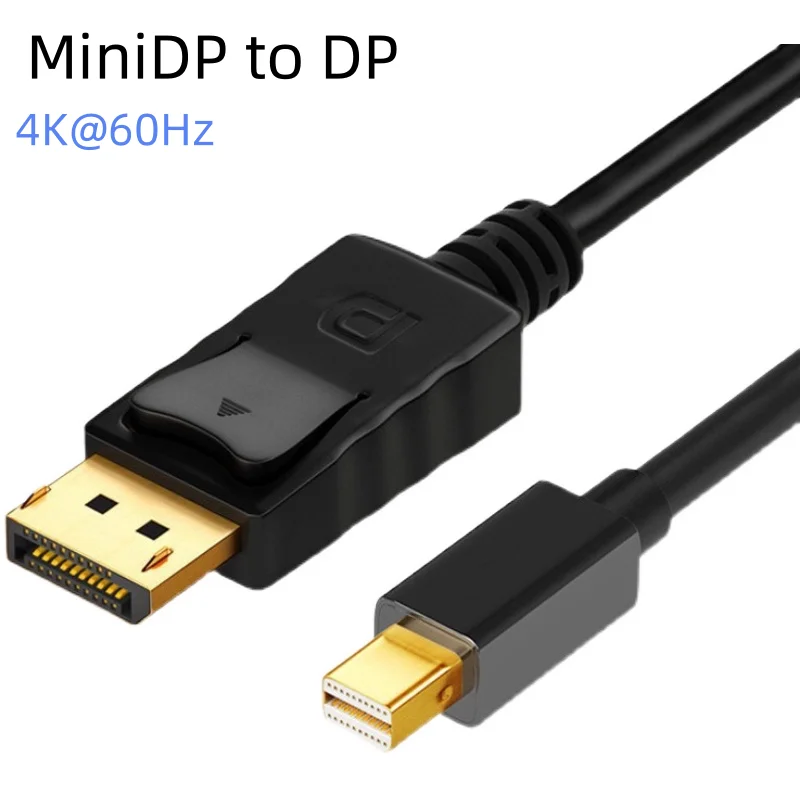 

1.8m Mini DisplayPort to DisplayPort Cable 4K@60Hz 2K@144Hz Mini DP Male to DP Male Adapter Cord for Video Card PC Monitor