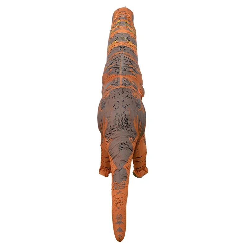 Надувной костюм тирекса для косплея аниме, плакат для взрослых, мужчин, женщин, детей, мультяшный динозавр, трикотажный маскарадный костюм на Хэллоуин