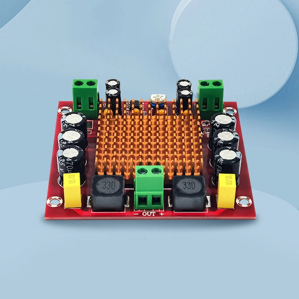 XH-M544 디지털 전원 공급 장치 오디오 앰프 150W 고출력 TPA3116DA 전력 증폭기 보드 DC 12-26V 라디에이터 홈 시어터용
