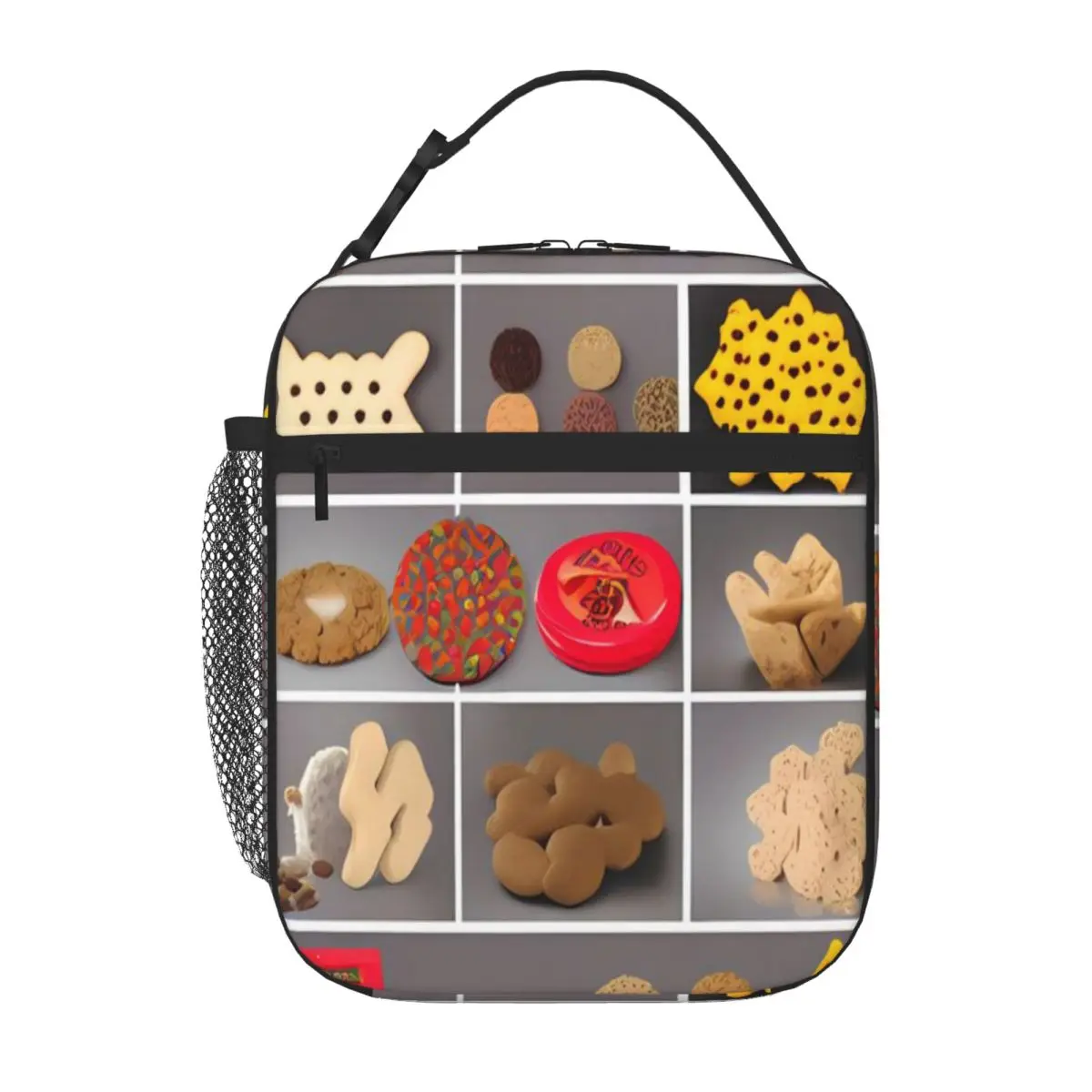 Hot Sale Just Delicious 17 Multi Pocket Food Storage Bag Office Break Cooler Lunch Bag