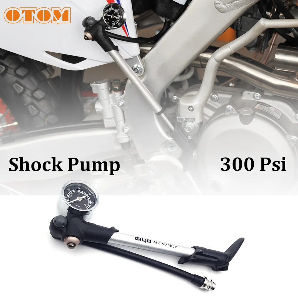 OTOM Motocross Rear Shock Pump 300psi High-Pressure Damping Universal Tool for KTM Honda Husqvarna Yamaha Shock Absorber Pump