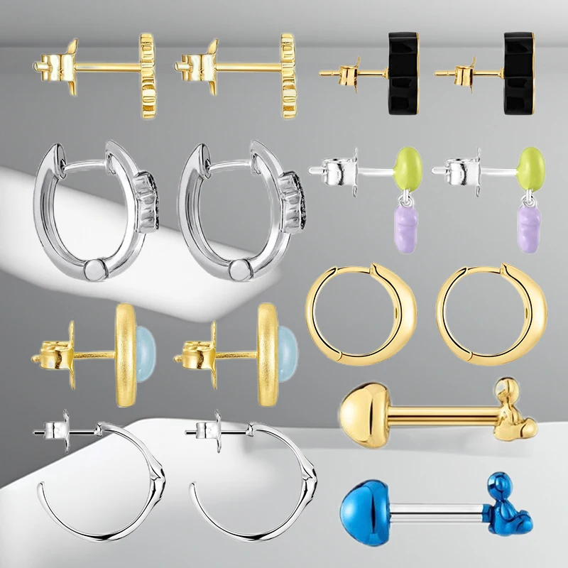 

High-quality S925 Silver Earrings, Niche and Fashionable, Can Be Matched with The Same Necklace and Ring, A Variety of Choices