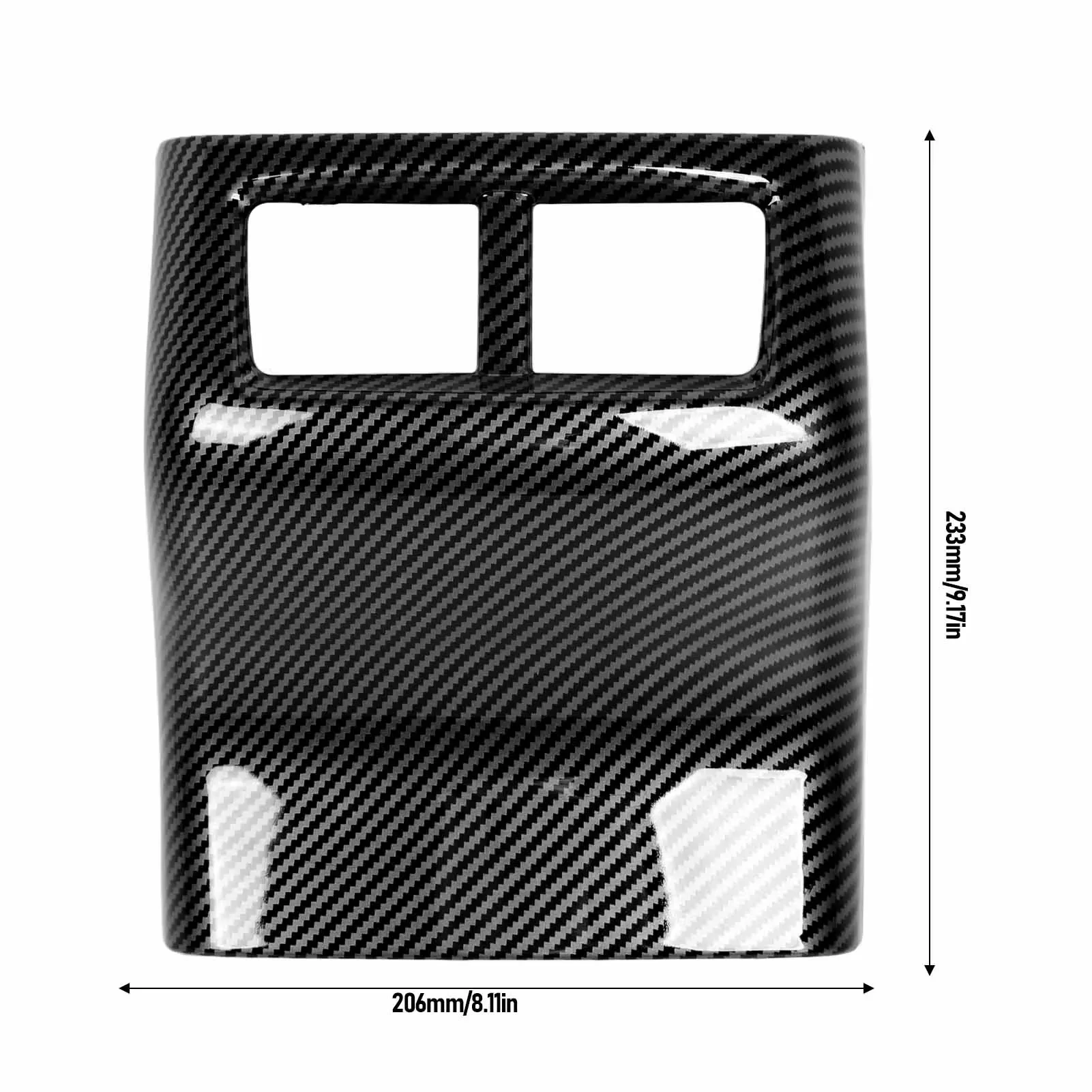 Car Rear Air Conditioning Vent Cover Decorative Anti Scratch AC Vent Cover Decal Replacement For Dodge Challenger 2015-2023