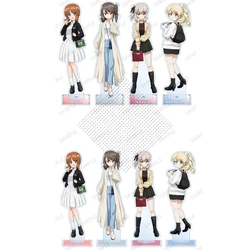 Game Nishizumi Miho Itsumi Erika Darjeeling Mika Acrylic Stand Doll Anime Figure Model Plate Cosplay Toy for Gift