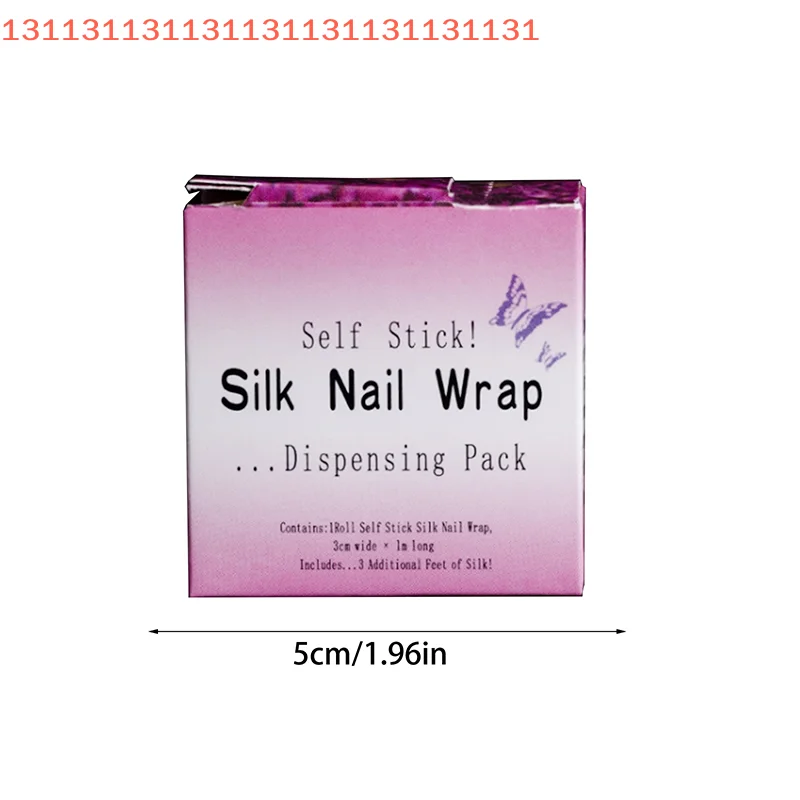 1 لفة الأشعة فوق البنفسجية جل بناء الألياف مسمار الحرير طقم تصليح أدوات مانيكير الفرنسية مع تمديد نصائح ملصقات بمادة لاصقة لحماية الأظافر #2