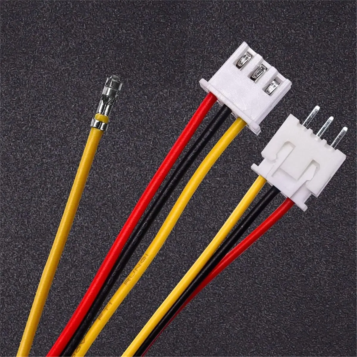 Reliable- 560PCS 2.54mm JST-XH Connector Kit 2.54mm 2/3/4/5/6 Pin Housing Female and Male Adapter Cable Connector Plug,
