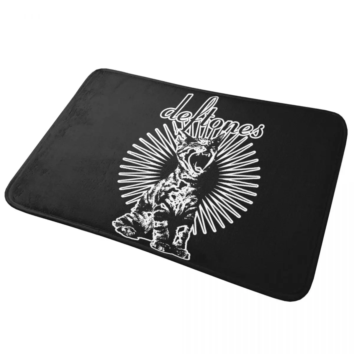 Metal Punk Rock Deftones Anti-slip Doormat Floor Mat Sand Scraping Carpet Rug for Kitchen Entrance Home Living room Footpad Mats