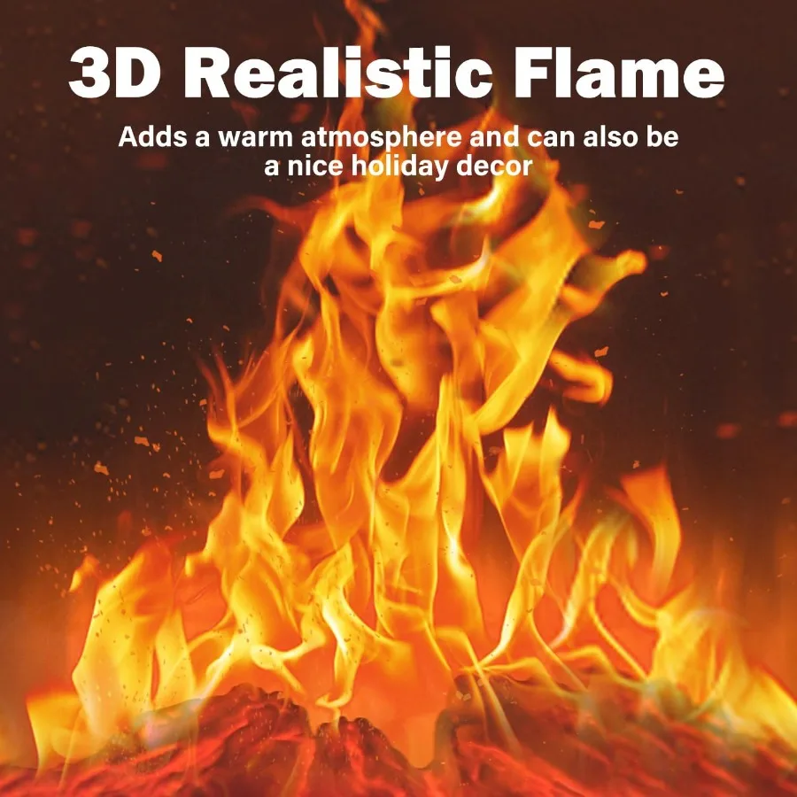 سخان مدفأة صغير 1500 وات للاستخدام الداخلي مع جهاز تحكم عن بعد ومنظم حرارة سخان مساحة سيراميك محمول مثالي للإيقاف المنزلي