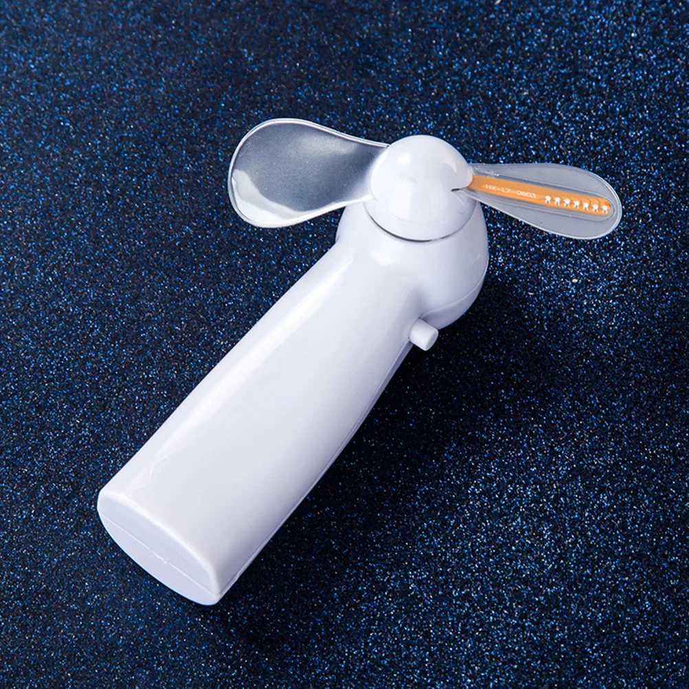 Draagbare draagbare miniventilator Glanzend kantoor LED-licht Glad oppervlak Praktisch voor thuiswinkel Miniventilator