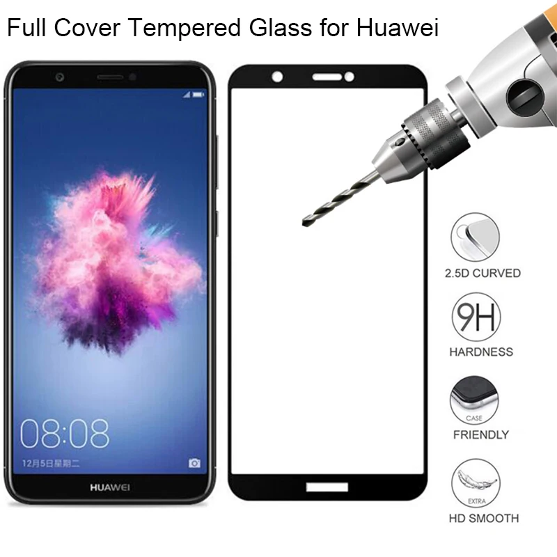 2.5D Colorful Full Cover Glass for Huawei P Smart Screen Film Glass for Nova 3E 2i 2S 2 Lite 9H Glass on Huawei Nova 3i 3 2 Plus