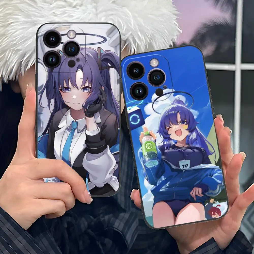 

Чехол для мобильного телефона Blue Archive Yuuka для iPhone 17, 16, 15, 14, 13, 12, 11 X XR XS 8 7 Pro Max Plus, мини-цветный чехол, красивый