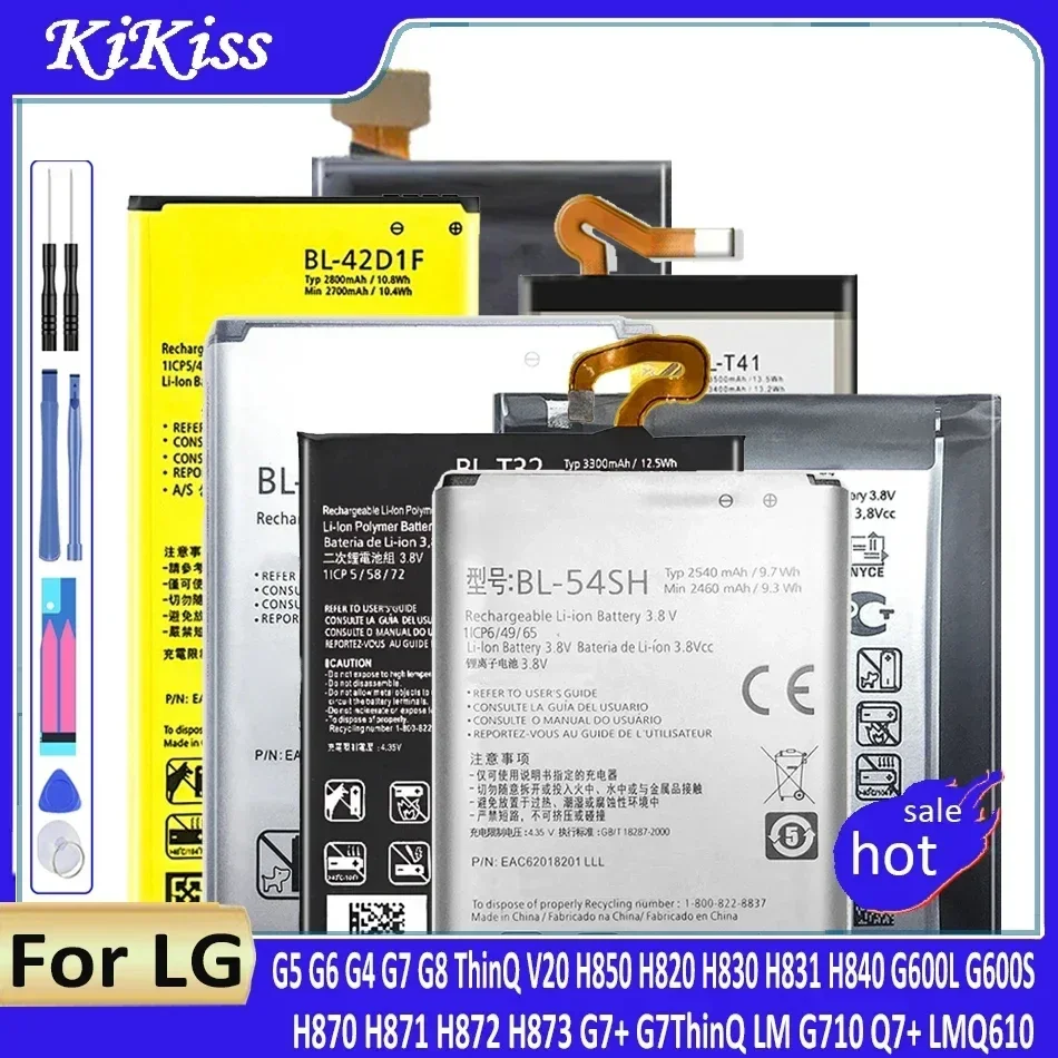 Batería Para LG G5, G6, G4, G7, G8, ThinQ, V20, H850, H820, H830, H831, H840, G600L, G600S, H870, H871, H872,G7ThinQ LM G710