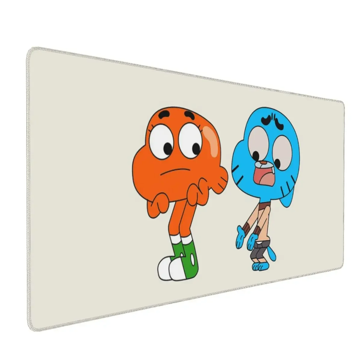 Gumball And Darwin, What The What Large Mouse Pad Computer Keyboard Mouse Mat Gaming PC Laptop Desk Mat Accessories Table Mats