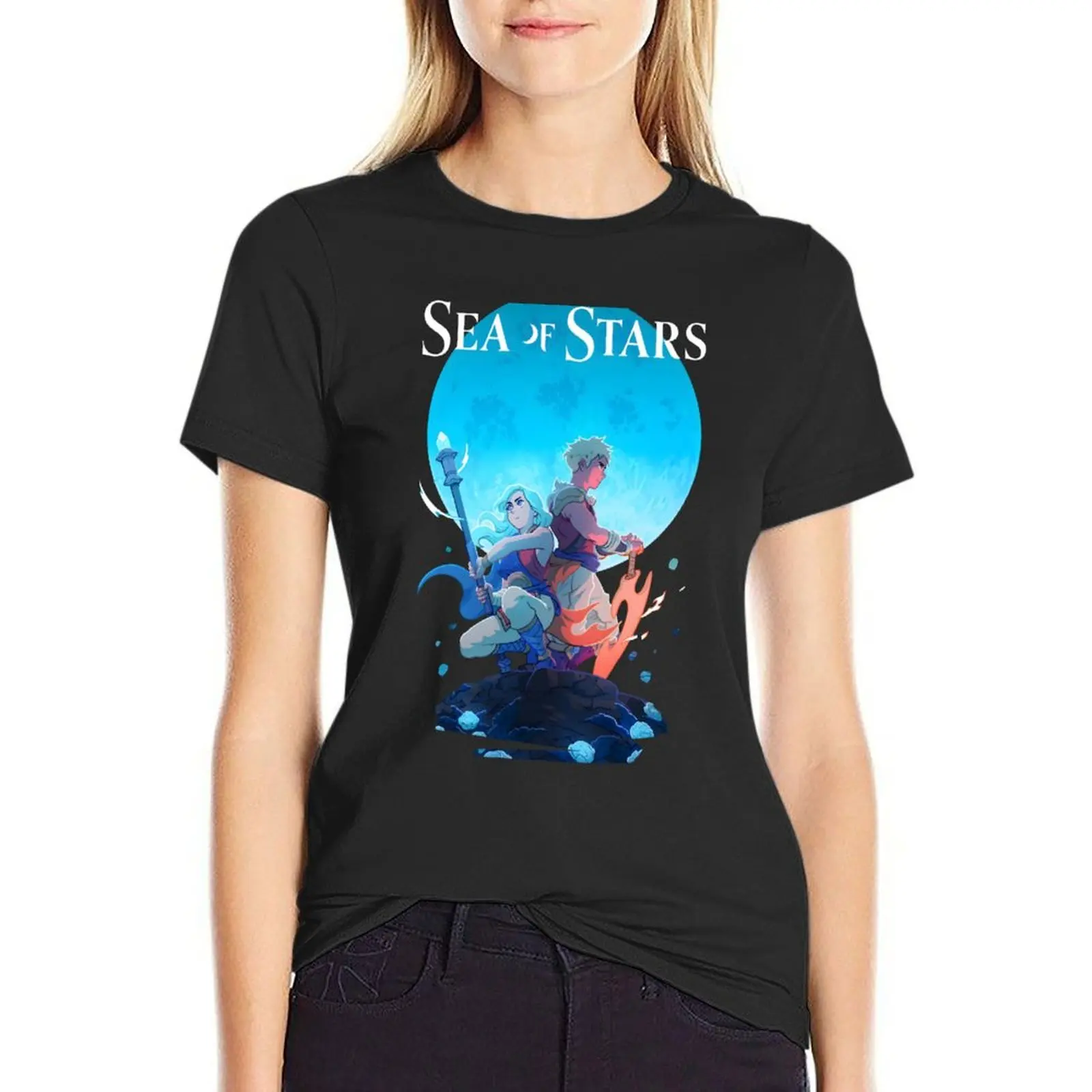 

Sea of Stars - Zale & Valere T-Shirt plus size tops blacks anime clothes animal prinfor rock and roll t shirts for Women