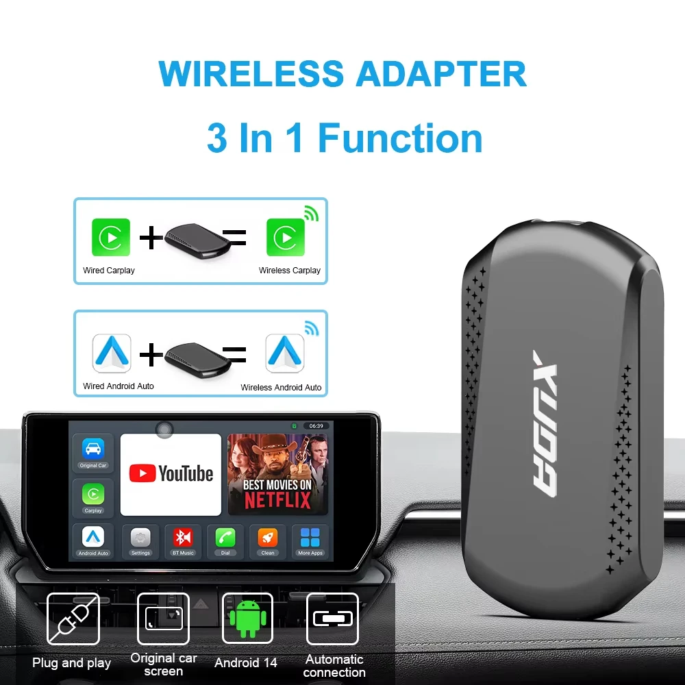 مُحسِّن الصندوق الذكي لسيارتك: تقييم شامل لجهاز Ai Box بمواصفات Android 14 ودعم CarPlay وAndroid Auto