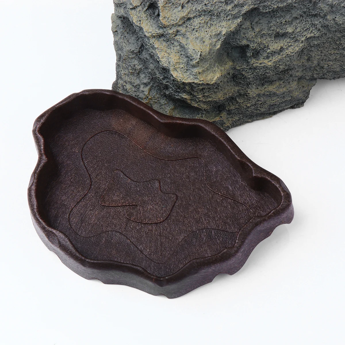 

Coffee S Reptile Resin Food Dish Water Basin Small Pet Feeding Bowl Practical Lizard Spider Frog Durable Non Slip