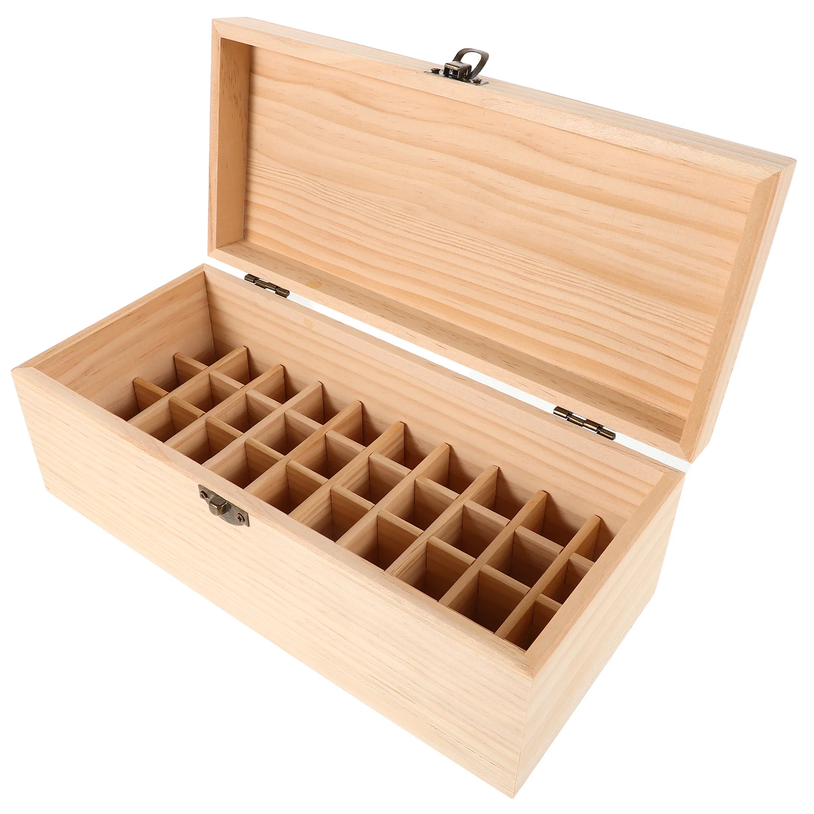 Picture 7: 40 Grids Essential Oil Storage Box Wooden Organizer Display Stand For Aromatherapy Bottles Home Spa Use Essential Oil Rack