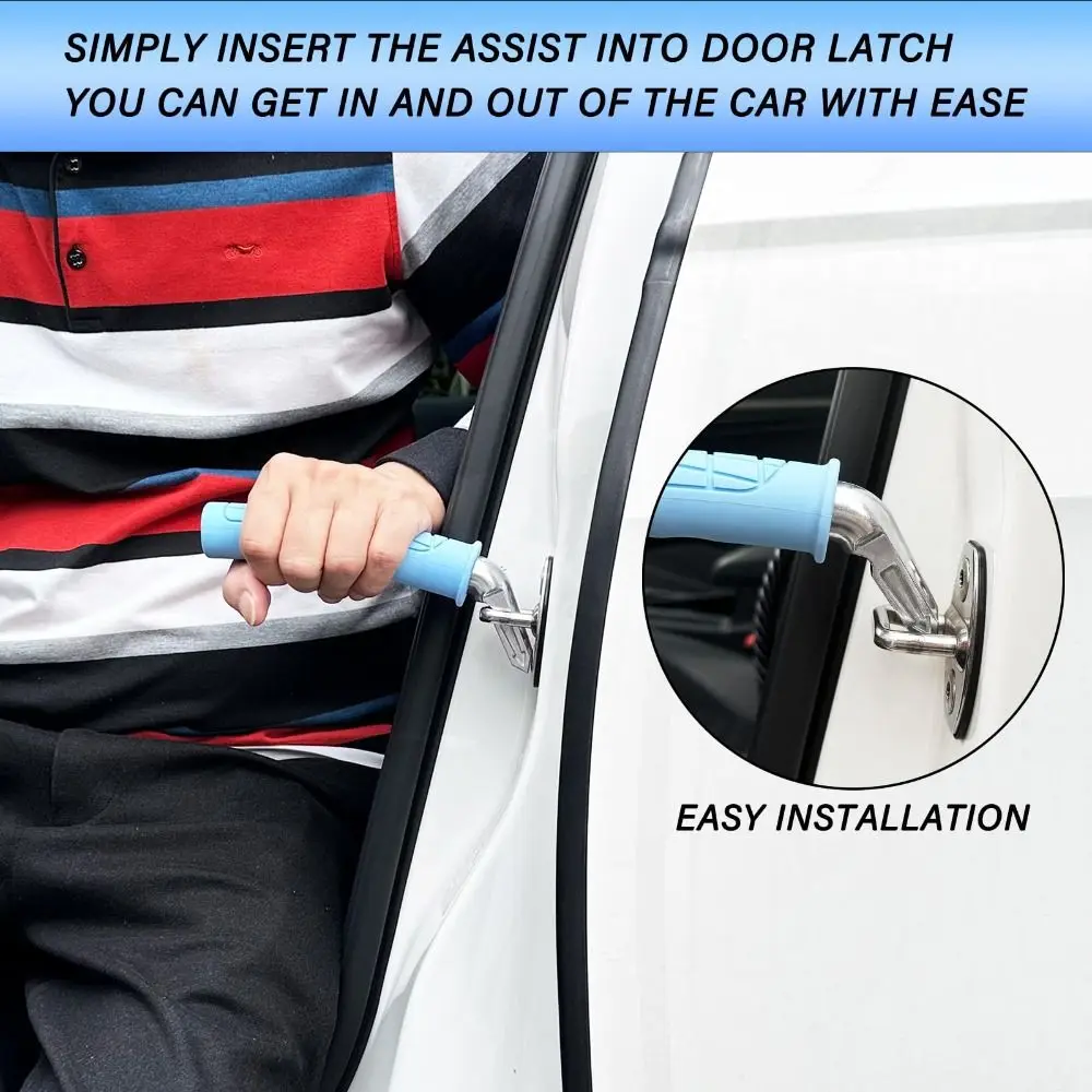 Multifunction Car Door Handle Elderly Aids With Light Vehicle Support Handle with Car Grab Handle Car Door Latch Handle