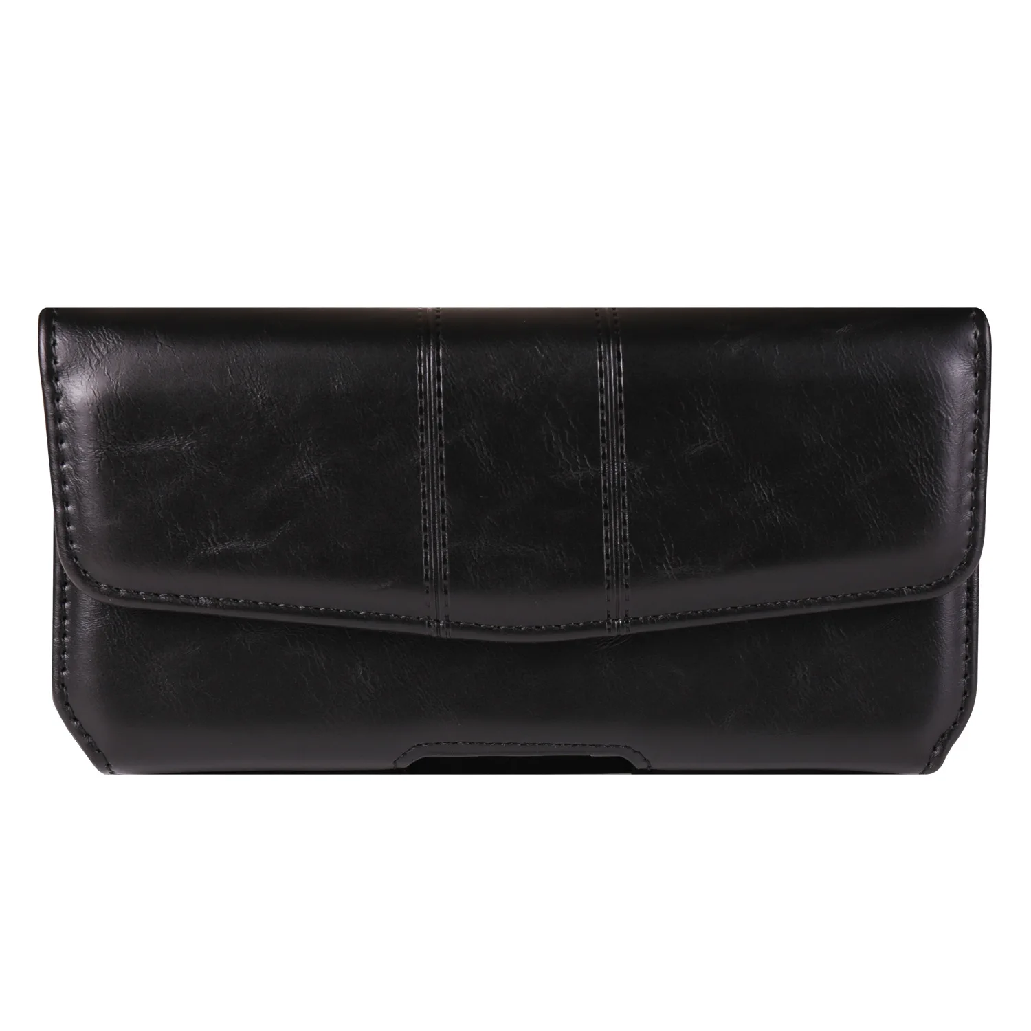 Mobile Phone Bag PU Leather With Clip Phone Case Men Business Waist Pack Phone Pouch 6.1-7.2 inch Phone Cover For iPhone Xiaomi view 5