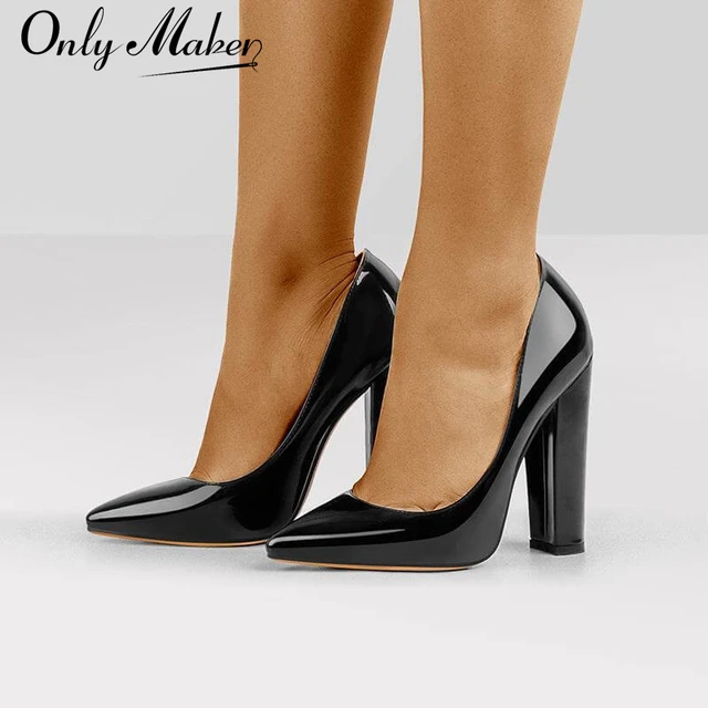 Black pointed shoes shops heels