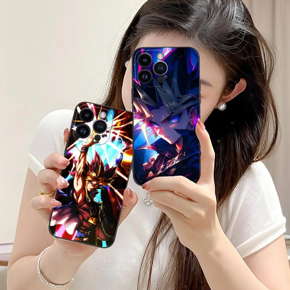 

Yugioh Yami Yugi Phone Case for iPhone 17 16 15 14 13 12 11 X XR XS 8 7 Air Pro Max Plus Mini Soft TPU Shockproof Cover