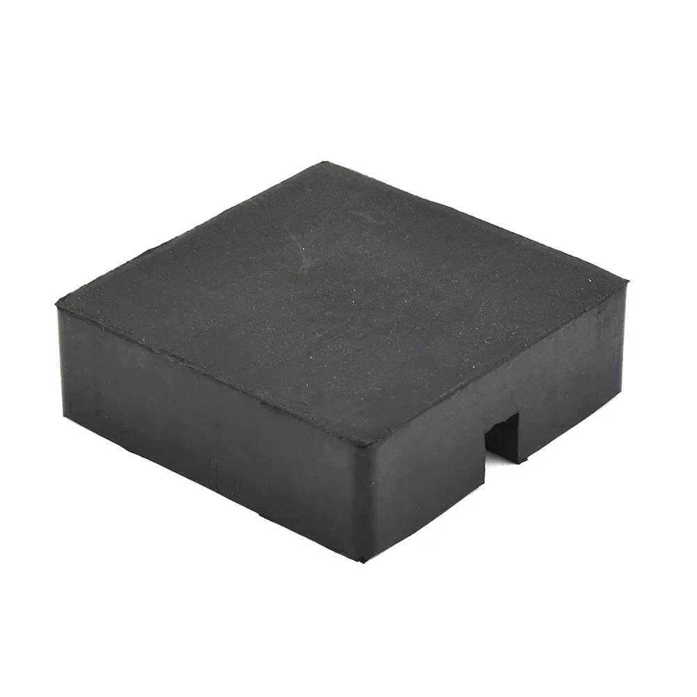 Ing Beam Rubber Support Block Scissor Car Lift Pad Lift-Jack Stand Rubber Pads Black Rubber Slotted Floor-Jack Pad 70x70x25mm ﻿