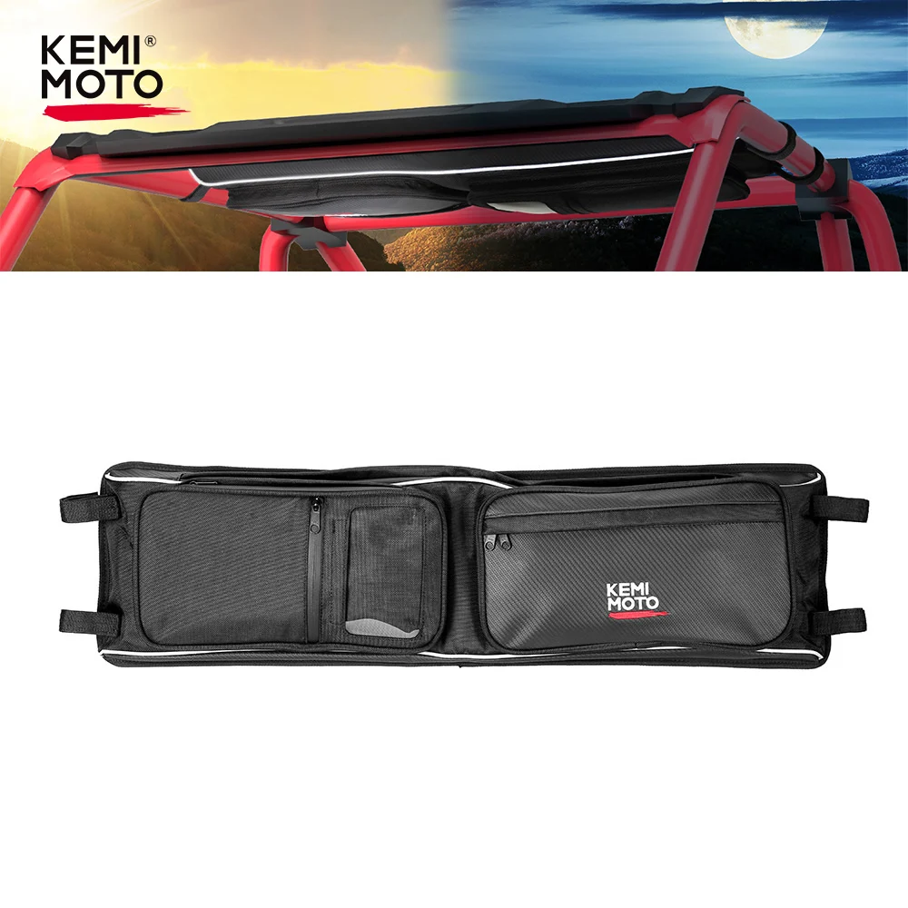 

UTV Overhead Roof Storage Bag Compatible with Polaris RZR XP/XP 4 1000 4/S 4 900 1000 XP/XP4 Turbo Trail S 900 1000 2014-2023