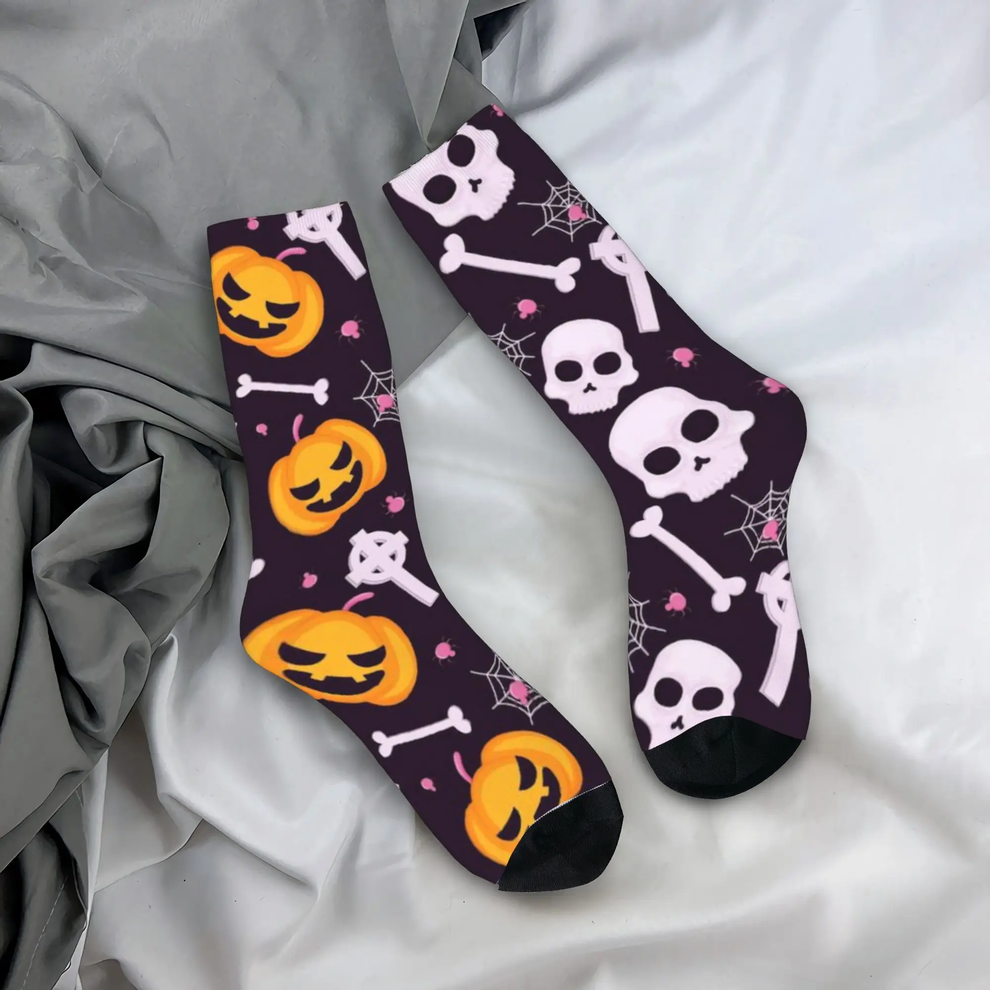 Bold Tribal Triangle Geometric Socks  Funny Stockings Couple Medium Soft Climbing Socks Autumn Pattern Anti Skid Socks