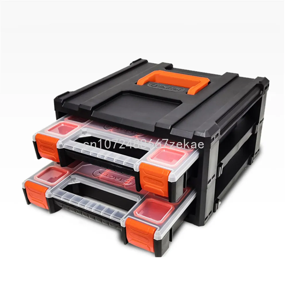 

Empty Storage Box Modular Parts Box Storage Tools Plastic Combination Boxes Portable Tool Box Tool Set Edc Accessories Large