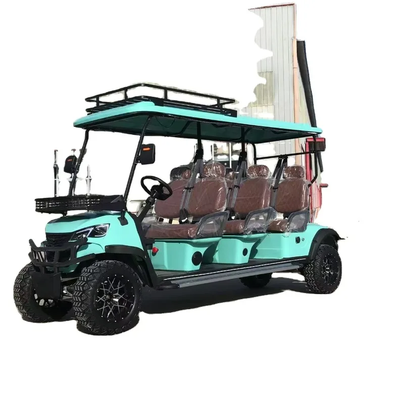 Best Sellers Small Custom 6 Seat Golf Club Car Lithium Battery Hunting Electric Golf Cart Off Road